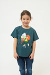T-shirt "Pumuckl Ice Cream" - dark green (kids)