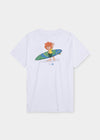T-Shirt "Pumuckl surft" - weiß