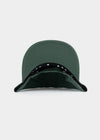 Cap "SpongeBob chills" - dark green (half-curved)