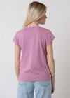 T-shirt "Peanuts: Radln" - wild rose