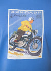 T-Shirt "Zündapp Elastic" - blau